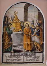 GESÙ CONDANNATO A MORTE Jesus is condemned to death