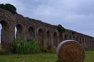 Roman aqueduct Minturno Italy