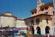 The colorful buildings of Muggia.