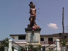 A statue of San Sebastian - Lausdomini, Marigliano.