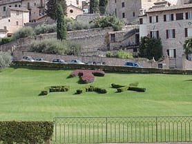 St Francis basilica in Assisi PAX