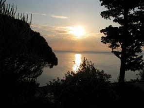 Sunrise over the Tyrrhenian Sea