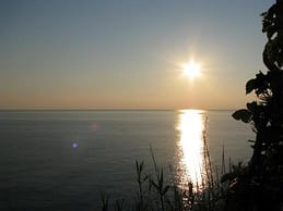 Sunrise over the Tyrrhenian Sea