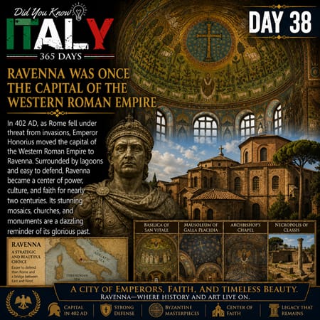 Ravenna the capital of the Western Roman Empire
