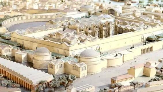 Model of a Roman Bath